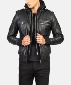 Inferno Black Leather Jacket