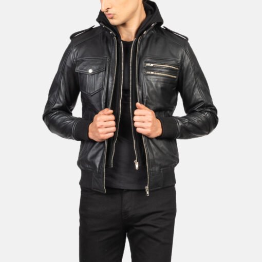 Inferno Black Leather Jacket