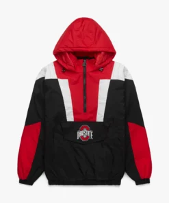 Blackout Ohio State Buckeyes Pullover Hooded Jacket