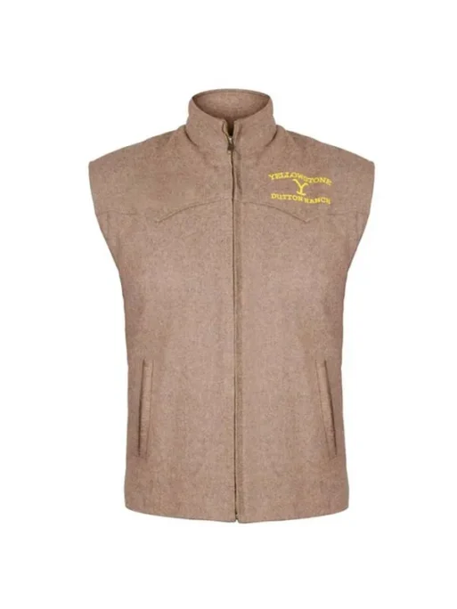 Yellowstone S03 Kevin Costner Ranch Brown Vest