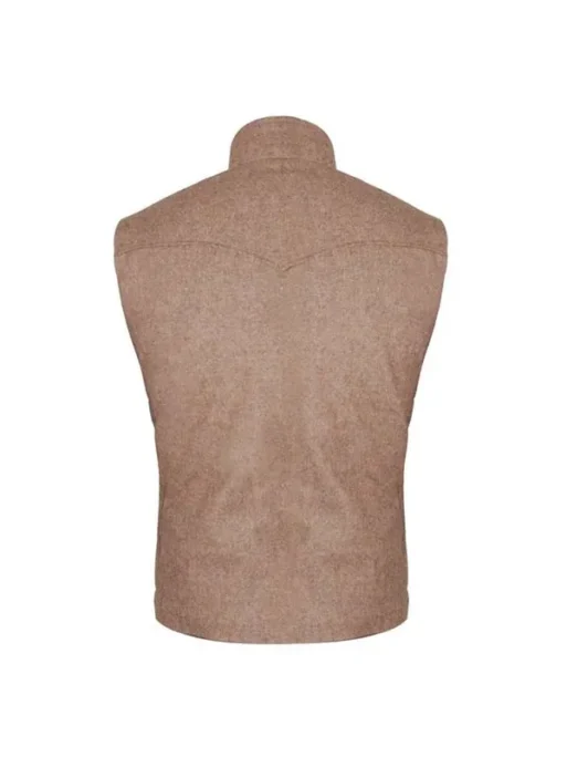 Yellowstone S03 Kevin Costner Ranch Brown Vest - Image 3