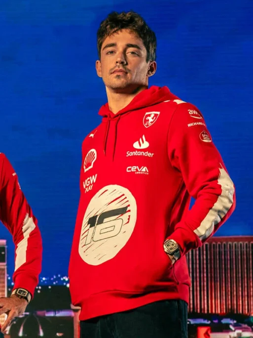 SCUDERIA FERRARI F1 LAS VEGAS GP HOODIE - Image 2