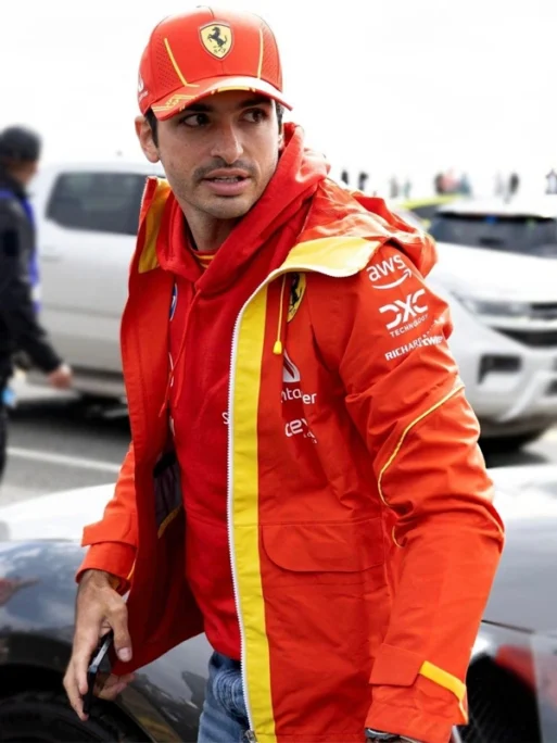 CARLOS SAINZ 2024 SCUDERIA FERRARI JACKET - Image 2