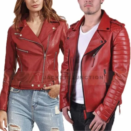 VALENTINE DAY RED COUPLE JACKET