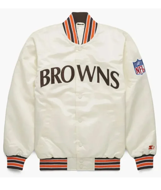 Starter Browns Bomber Jacket - Image 2