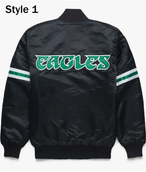 NFL Philadelphia Eagles Black Jacket - Image 2
