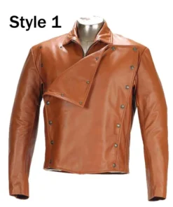 The Rocketeer Billy Campbell Brown Leather Jacket