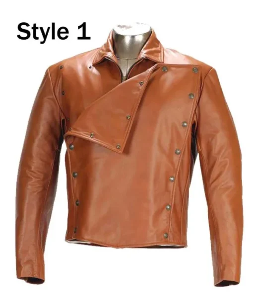 The Rocketeer Billy Campbell Brown Leather Jacket