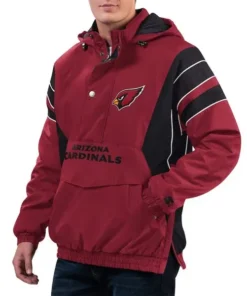 Home Team Arizona Cardinals Chargers Half-Zip Hoodie Jacket