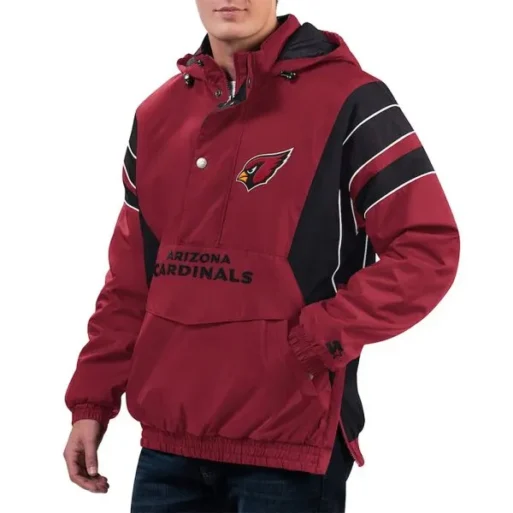 Home Team Arizona Cardinals Chargers Half-Zip Hoodie Jacket