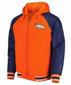 3X Champions Denver Broncos Defender Hoodie Varsity Jacket