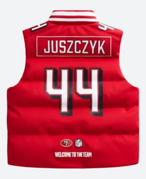 Kyle Juszczyk SF 49ers Off Season Puffer Vest - Image 2
